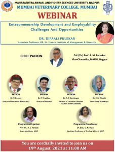 Entrepreneurship Development & Empliyability Challenges & Opportunities Webinar